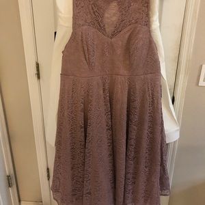Mauve Lace skate dress